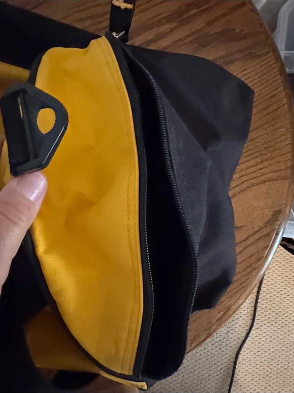 OGIO 35L Black and Yellow Duffel Bag with Logo